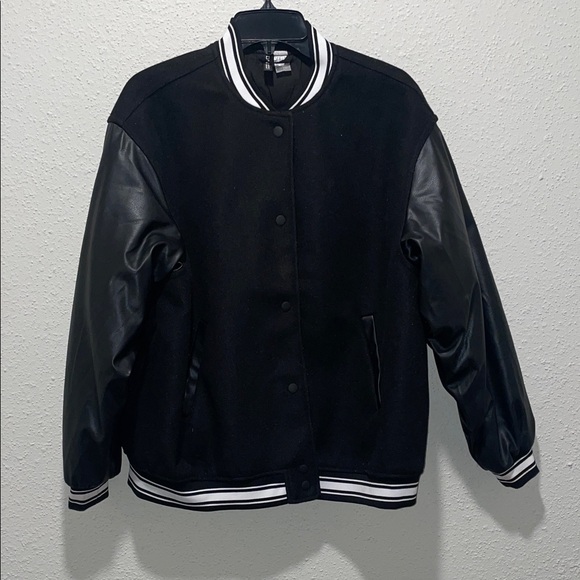 Divided Other - Divided Black Bomber Jacket with P/U Sleeves